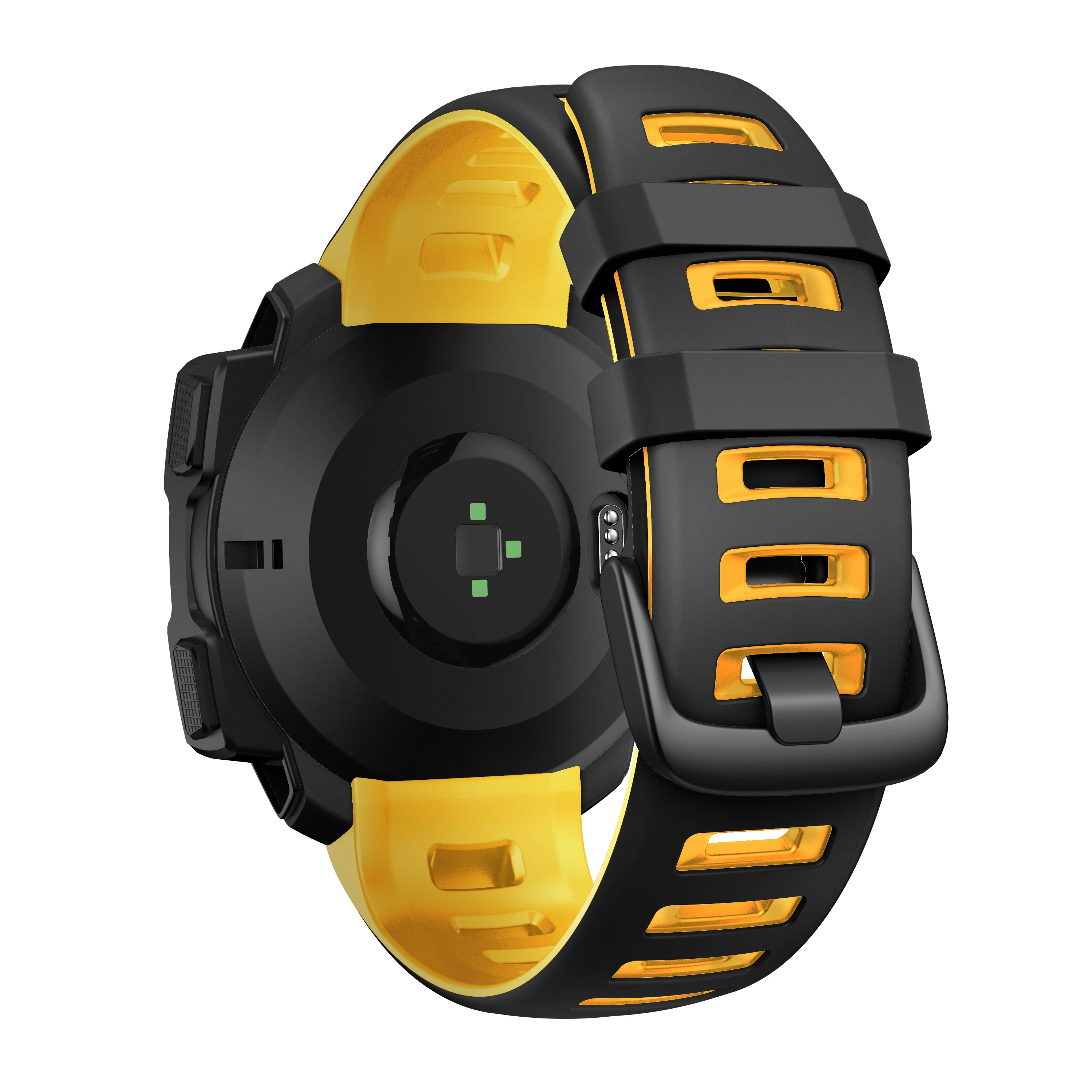 Garmin Instinct2 Dual-Color Silicone Strap - Soft Rubber 22mm Wristband