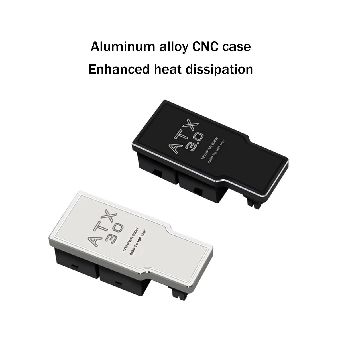 그래픽 카드 전원 커넥터 컨버터 A, ATX3.0, 12VHPWR, 12 + 4P, 600W, 180 도 전원 어댑터, 4x8 핀, 40 시리즈