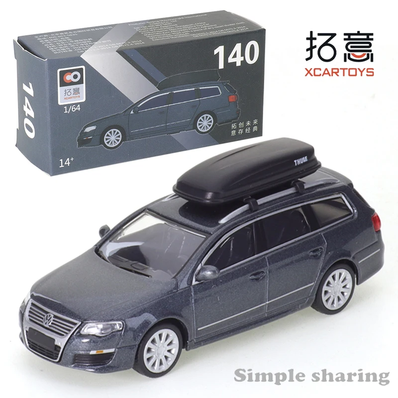 

XCARTOYS 1/64 Миниатюрная модель литого сплава Модель автомобиля Volkswagen R36 B6 Wagon Серый Автомобиль друзья подарки собирают украшения