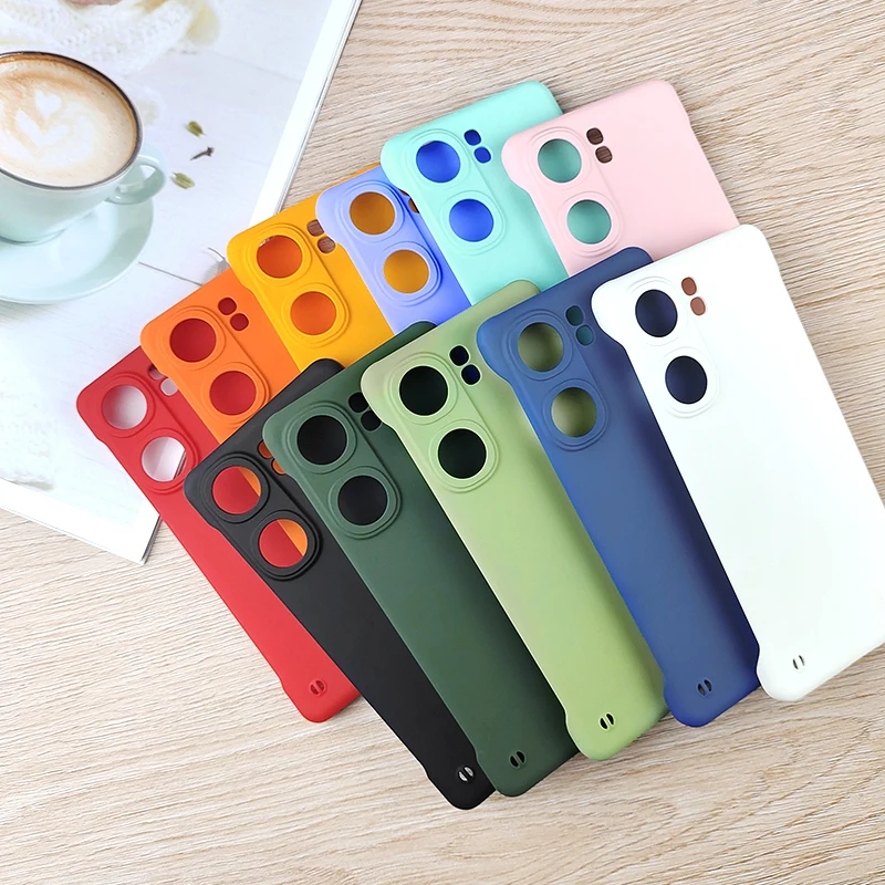 Frameless Slim Matte Shockproof Back Cover