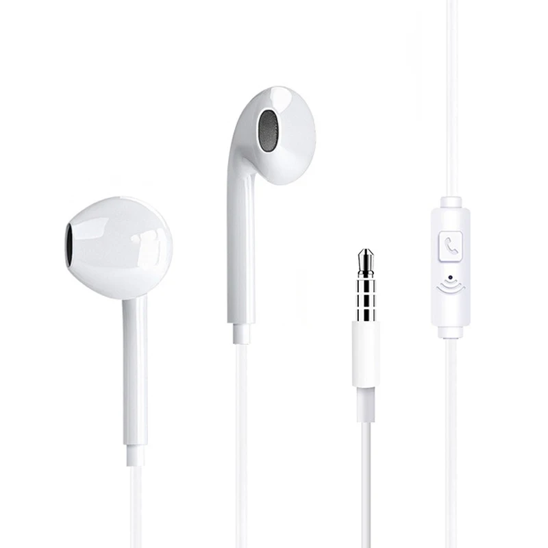 Jack Da 3.5Mm Cuffie Cablate In-Ear Pulsante Auricolare In-Ear Per Xiaomi Samsung Huawei Iphone Talking Auricolare Subwoofer Stereo