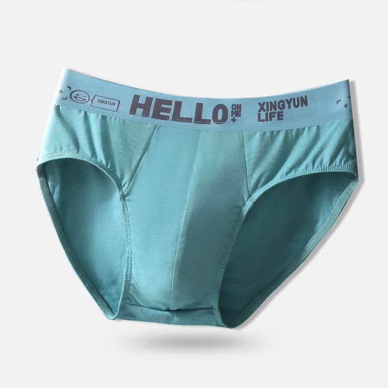 Sexy Men Briefs Cotton Underwear Men\'s Breathable Underpants Comfortable Soft Briefs Print Shorts Cueca Male Panties Big Size