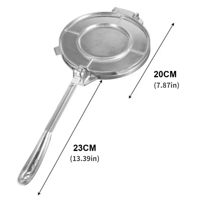 Tortilla press tool Aluminum Alloy DIY Handmade Dumpling Wrapper Making Tool Long Handle Home Kitchen Cooking