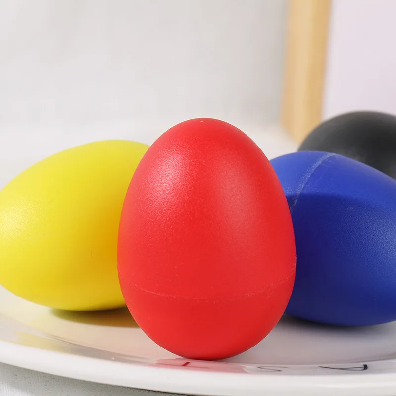 Plastic Percussion Maracas Musical Sound Egg Colorful Musical Instrument Baby Toddler Childre Toy Egg Toy Shaker