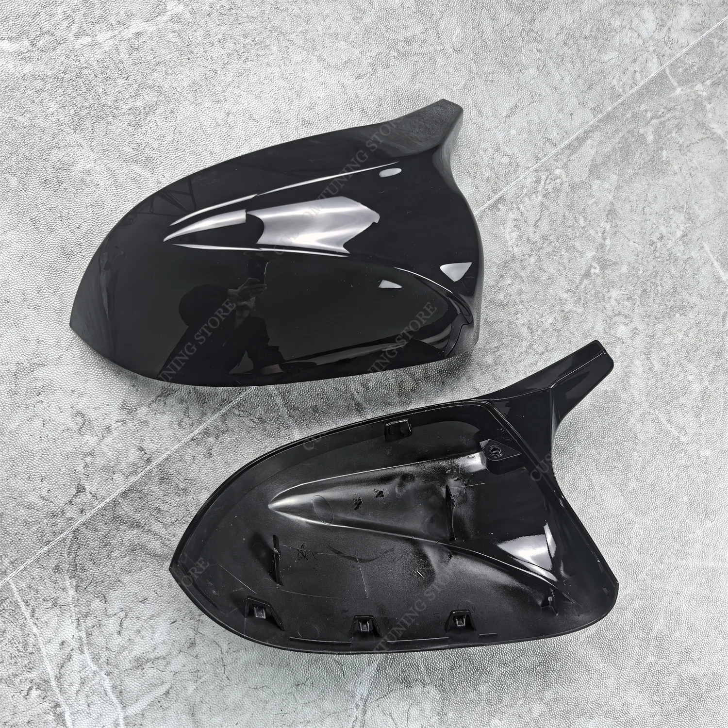 M 스타일 1 쌍 후면보기 미러 커버 캡 트림 쉘 프레임 BMW X3 G01 X4 G02 X5 G05 X6 G06 X7 G07 2018-2025 L-dirve Tuning