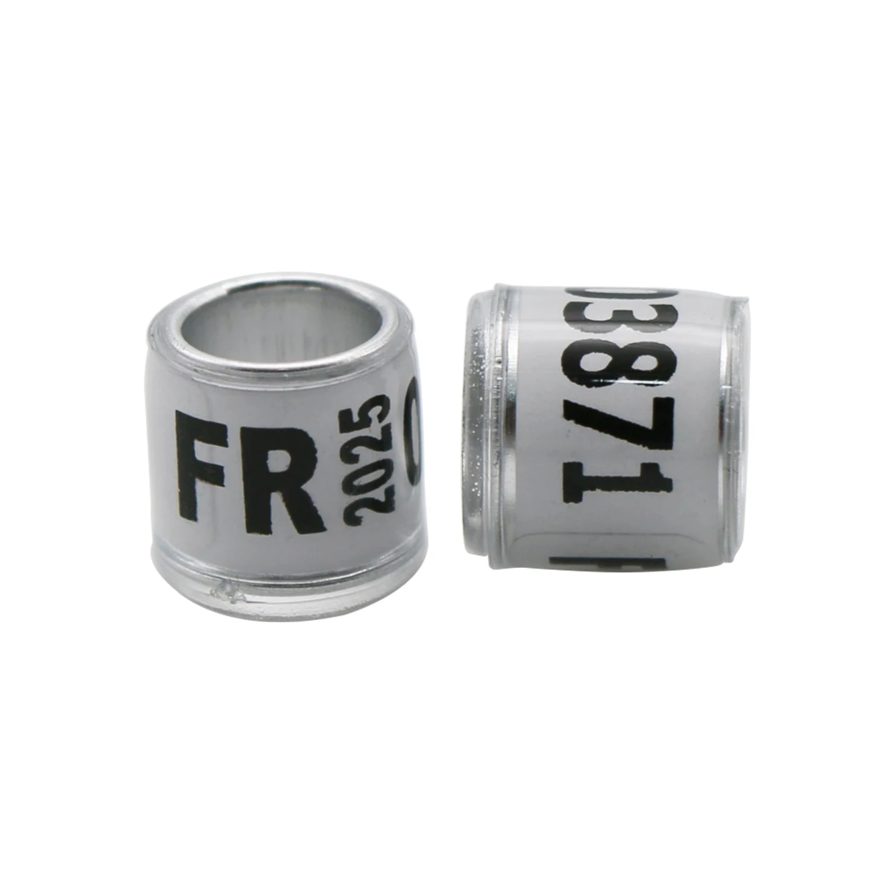 100 Pcs 2025 Aluminum Plastic Pigeon Foot Ring With Number Letter Bird Leg Sign Rings Fly Race Identification Circle Pilgrims - Image 4