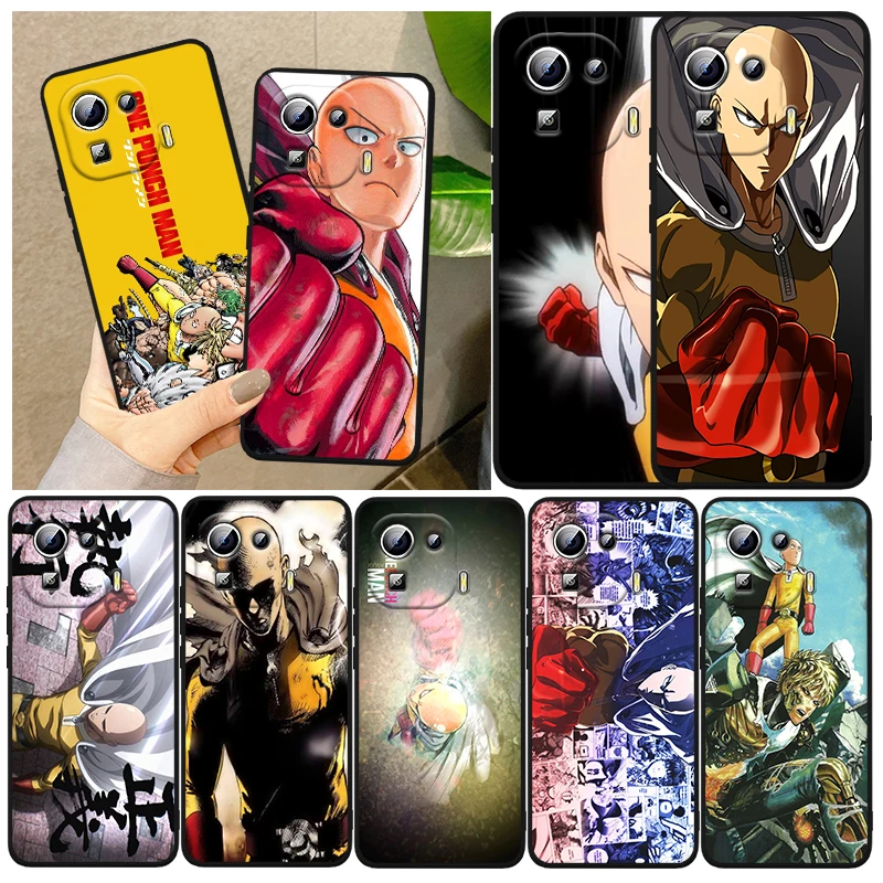 

Anime One Punch Man Cover For Xiaomi Mi 13 Pro Lite 12X 12 11 11T 11i 10T 10 Pro Lite Ultra 5G Black Phone Case