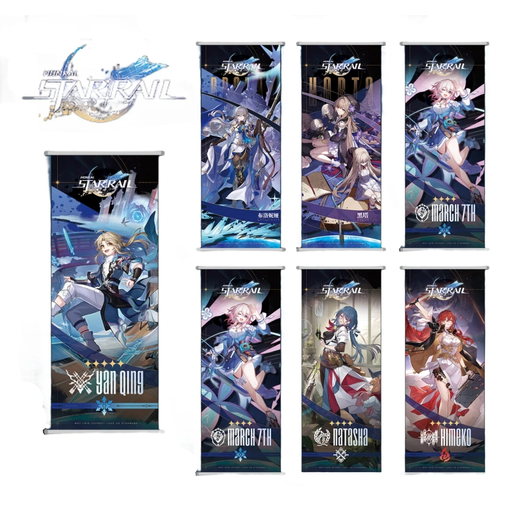 Game Anime Honkai: Star Rail ​Wall Artwork Canvas Mural Pictures Canvas Wall Hanging Painting Home Decor Poster Decoration Gift