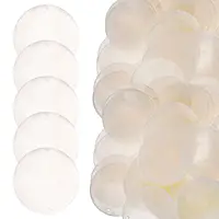 50Pcs Natural Round Shells Slices DIY Hanging Pendant Shells Crafts wall lamp Ornaments with 2 Holes Wind Chimes Jewelry Making 1