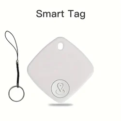 Compact Smart GPS Tracker with Anti-Loss Reminder and Wireless Key Finder (White type A)