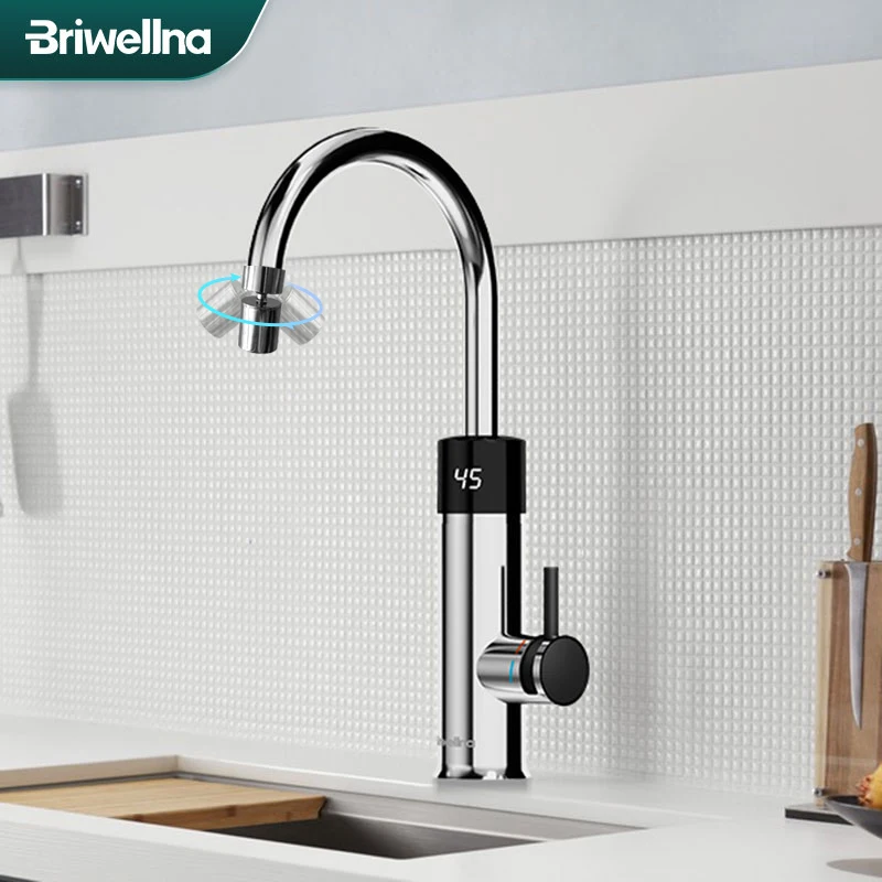 Briwellna-torneira Instantânea do Aquecedor Elétrico de Água para Cozinha em 220v com Bocal Universal