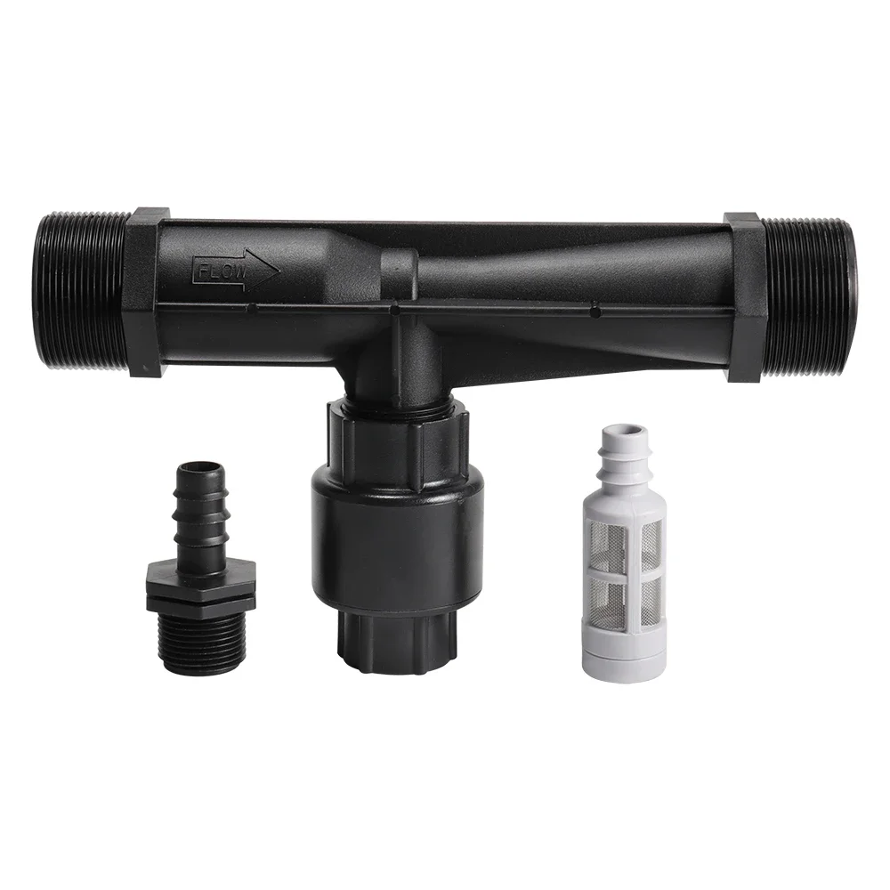 2" Inch 63 DN50 Venturi Fertilizer Injector Garden Agriculture Irrigation Watering Device Patio Lawn Fertigation Equipment Fertilizer Injector