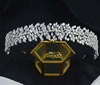 Luxury Bridal Headband For Wedding Hair Jewelry Headpiece CZ Zirconia Bride Crowns Tiaras For Women Diadem Party Prom Headdress - Image 4