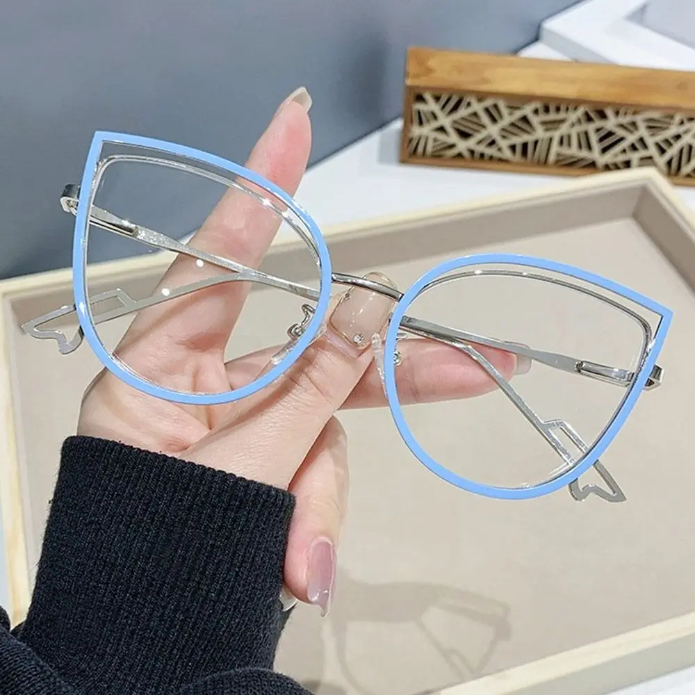 

Eye Protection Anti-Blue Light Glasses Blue Ray Blocking Metal Frame Eyewear Ultralight Optical Spectacle Eyeglass Office