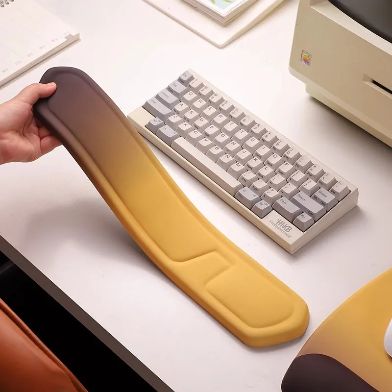 Silicone Wrist Rest Mouse Pad Ergonomic Memory Foam Keyboard Hand Rest Office Wrist Rest Palm Rest Mouse Pad Soft Square Cute