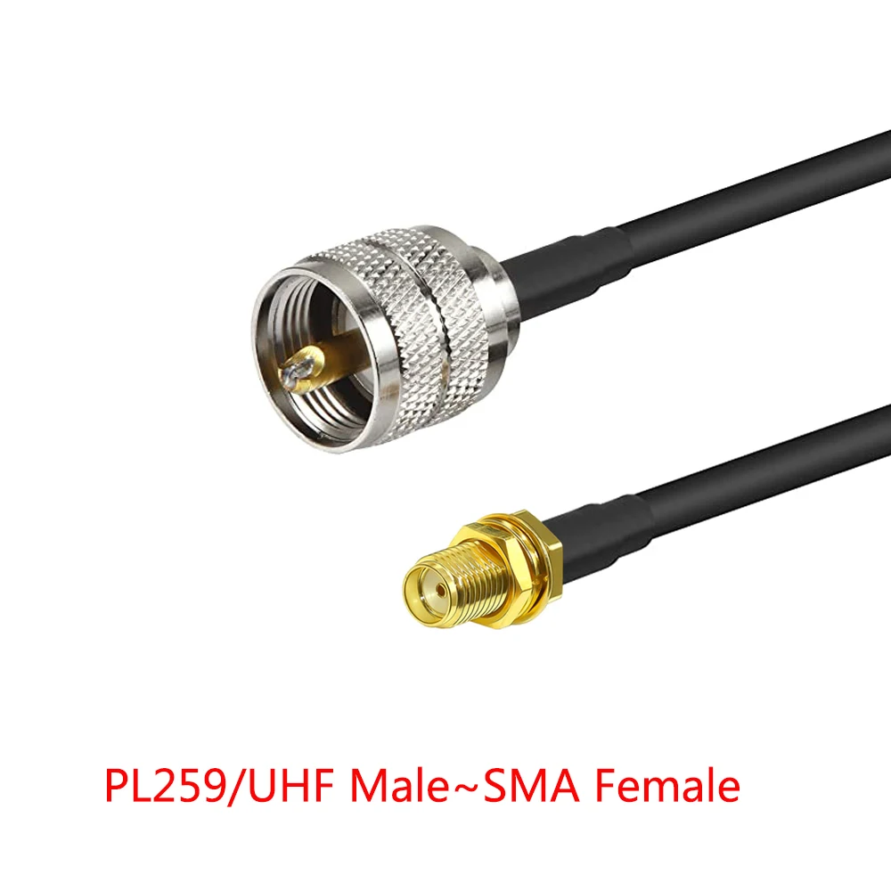 PL259 Conector Friso para RG58 Coaxial Extensão
