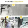 Large Capacity High Pressure Foam Gun Pot 1000ml Foam Gun Pot Adjustable Spray Shape Efficient Cleaning Portable Car Wash Tools 4