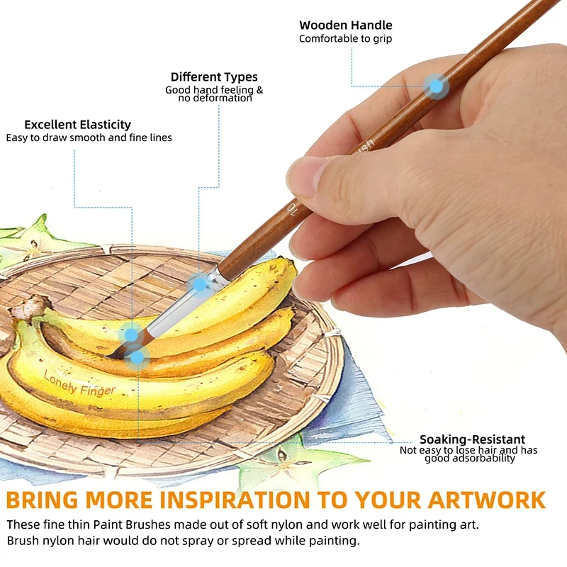 Рисунок 3 - искусственная акриловая кисть для