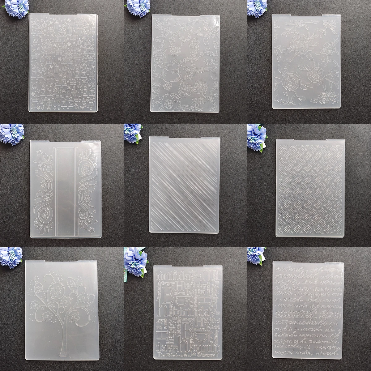 22 Styles Embossed Folder Plate For Diy Paper Cutting Dies Scrapbooking