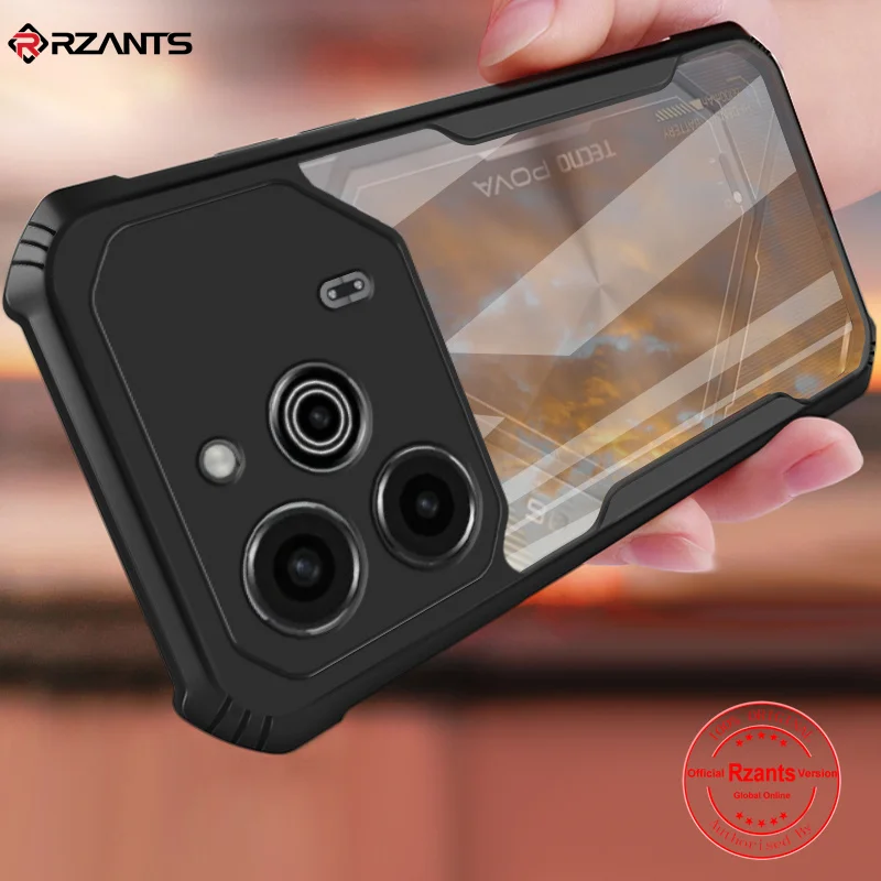 Rzants-For-Tecno-Pova-6-Pro-5G-Case-Hard-Blade-Shockproof-Slim-Crystal ...