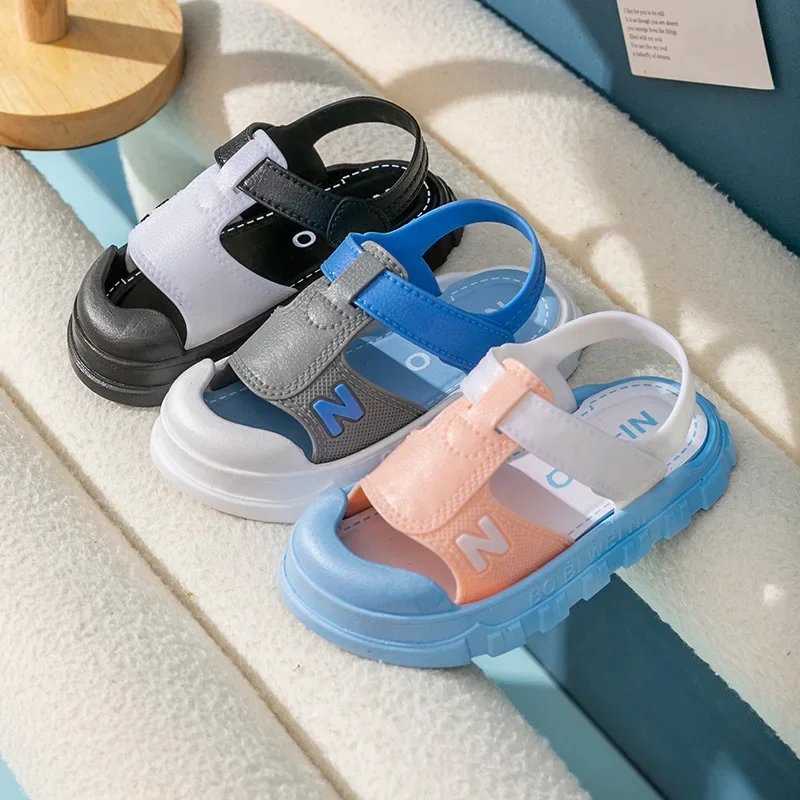 Children's Slippers Summer Anti-Slip Soft Bottom Cartoon Baby Sandals Indoor Home Use for Boys And Girls baby shoes kids shoes children sandals kids sandals