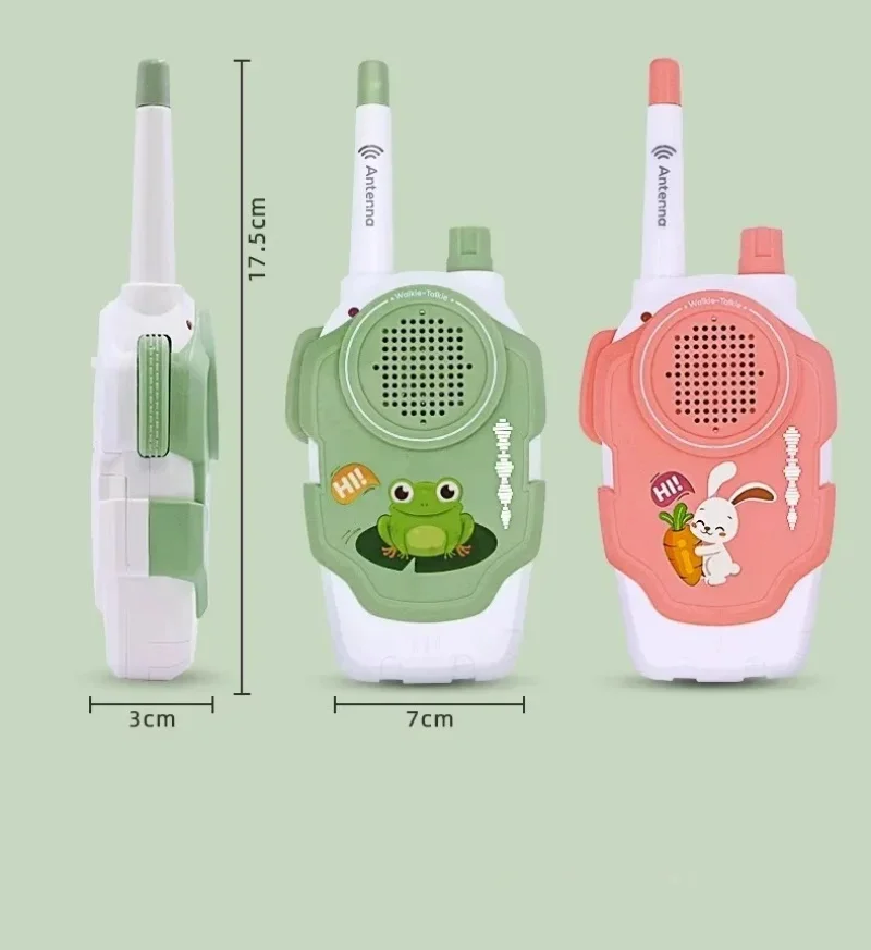 Kids Walkie Talkie Toy  Intercom distance 300 meter Children Cartoon Talkie Walkie  Interphone Boys Girls Birthday Gifts 3