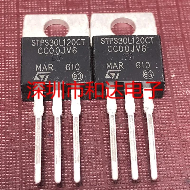 

5 шт.-10 шт. STPS30L120CT TO-220 120 В 30A Новый и оригинальный на складе