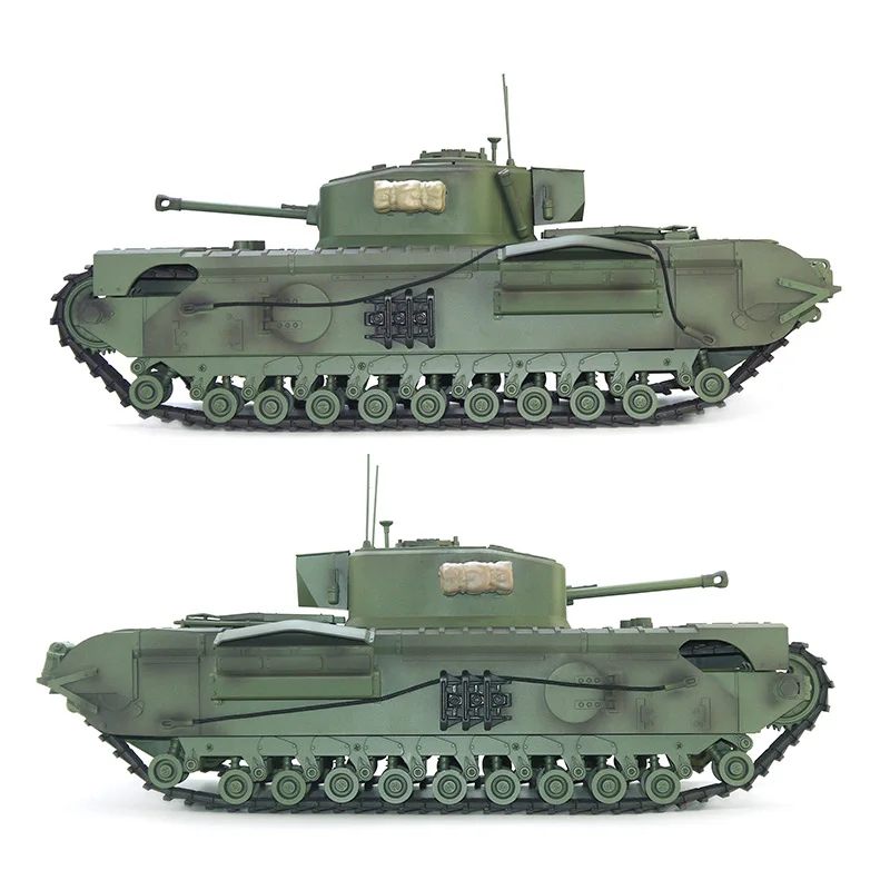 TongDe 1/16 RC Battle Tank Churchill Mk.VII Electric Infantry Fighting Radio Control Panzer Ready to Run Vehicles Military Toy 3