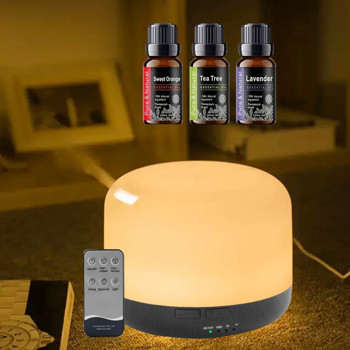 500ml Essential Oil Diffuser with Remote Control