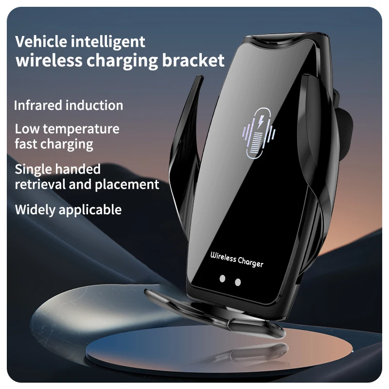 Eonline 3D Panda 100W Car Wireless Charger Magnetic Automatic Car Mount Phone Holder Induction For iPhone 15 14 Samsung Xiaomi