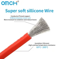 Câble d'extension de panneau solaire OMCH 50/100CM 6mm2 10AWG avec connecteur 50A pour batterie de voiture et connexion de panneau solaire 5