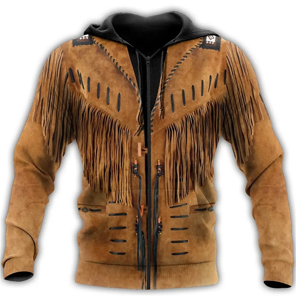 thumbnail image 1 of Nuevas sudaderas con capucha y cremallera para hombre, de otoño e invierno, estilo retro medieval, con estampado 3D, sudaderas de gran tamaño a la moda, ropa informal de calle para hombre, 1 of 5