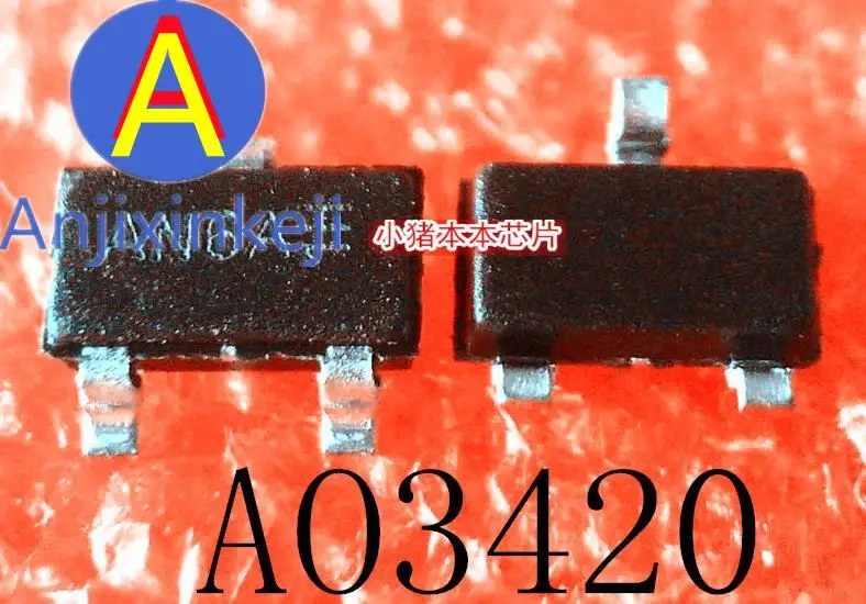 

10 шт. 100% оригинальный новый Шелковый экран AO3420 AN6A AN start SOT-23