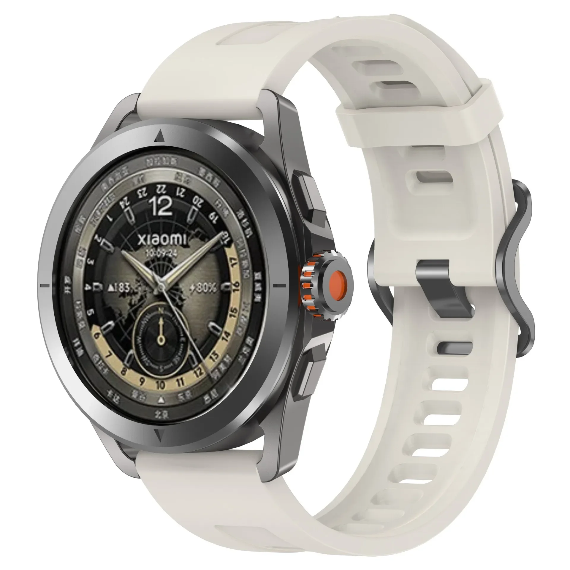 Silicone Smartwatch Strap, 22mm Durable & Comfortable Band