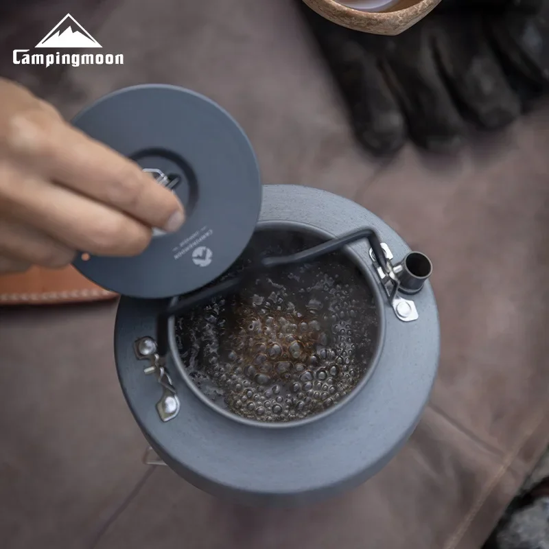 Portable Outdoor Camping Kettle S800 Small Aluminum Alloy Tea Boiling Water Pot Coffee Pot Climbing Cooking Utensils