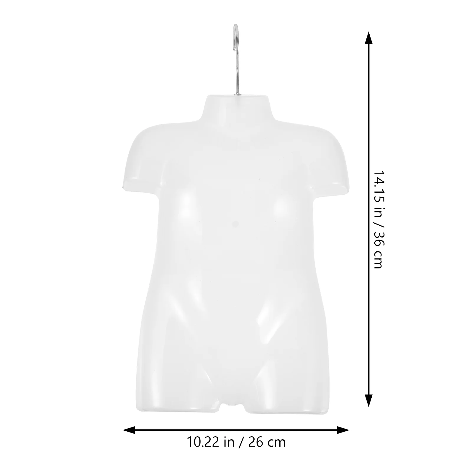 Metade do corpo cabide para menino e menina, garoto manequim torso, forma de vestido, roupas display