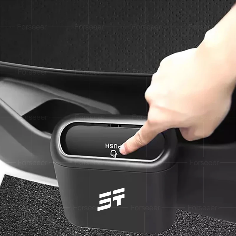 Portable Car Trash Pressing Type Trash Can Car Door Storage Barrel Auto Interior Jetour T2 Accessories car trash can