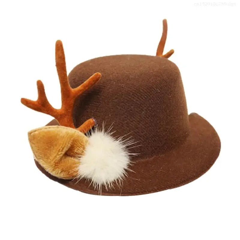 Retro Fisherman Hat Simple Hat Xmas Top Outdoor Thermal All-match Male Female for Halloween Christmas Party F1FB