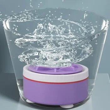 USB Mini Washer Compact Turbine Portable for Underwear with Adjustable Time Speeds Space-Saving Design for Dorms 1