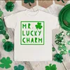 Mr Lucky Charm Print Kids T-shirt Children St. Patricks Day Shirt Boy Girl Clothes St. Patricks Day Toddler Outfits Shirts Gift 1