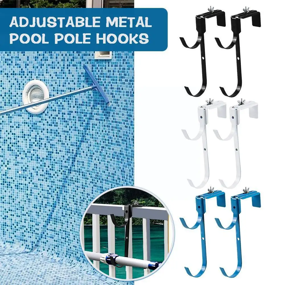 

Adjustable Pool Rod Hook Retractable Skimmer Vacuum Beach Pool Hose Baby Inflatable Tool Hook Garden Accessories D6W9