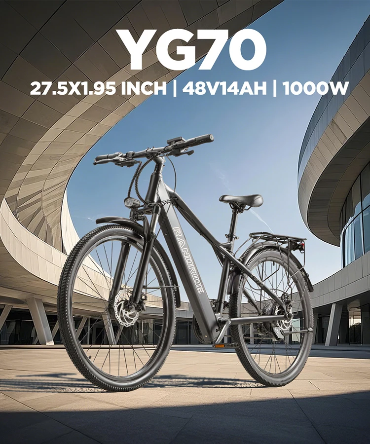 Description Picture 3 of itemYG70 High Speed 1000 Watt Brushless Motor 27.5 Wheels City Commuter Electric Bike Fork Suspension Aluminum alloy frame Ebikes