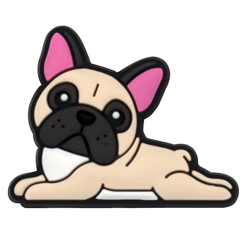 1/9 Stück süße Hundeschuh-Anhänger für Frauen, Corgi, Dackel, französische Bulldogge, Schuhzubehör, Dekoration, Boston Terrier, Pin, Clog, Jeans – Detail 7