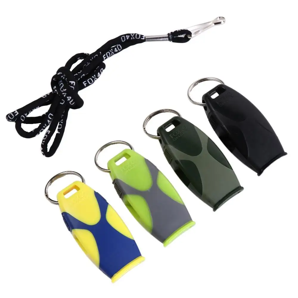 Soccer Whistle Whistle Bicolor Referee Whistles Professional Classic Seedless Whistle Cheering ABS Fish Mouth Soccer