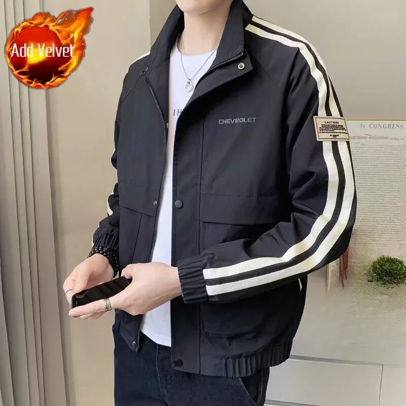 Rebajas de invierno de abrigos masculinos con cremallera en V, chaquetas cargo para hombre, estéticas, de alta calidad, nuevas en las elegantes ofertas de Harajuku, diseñador de lujo Joker