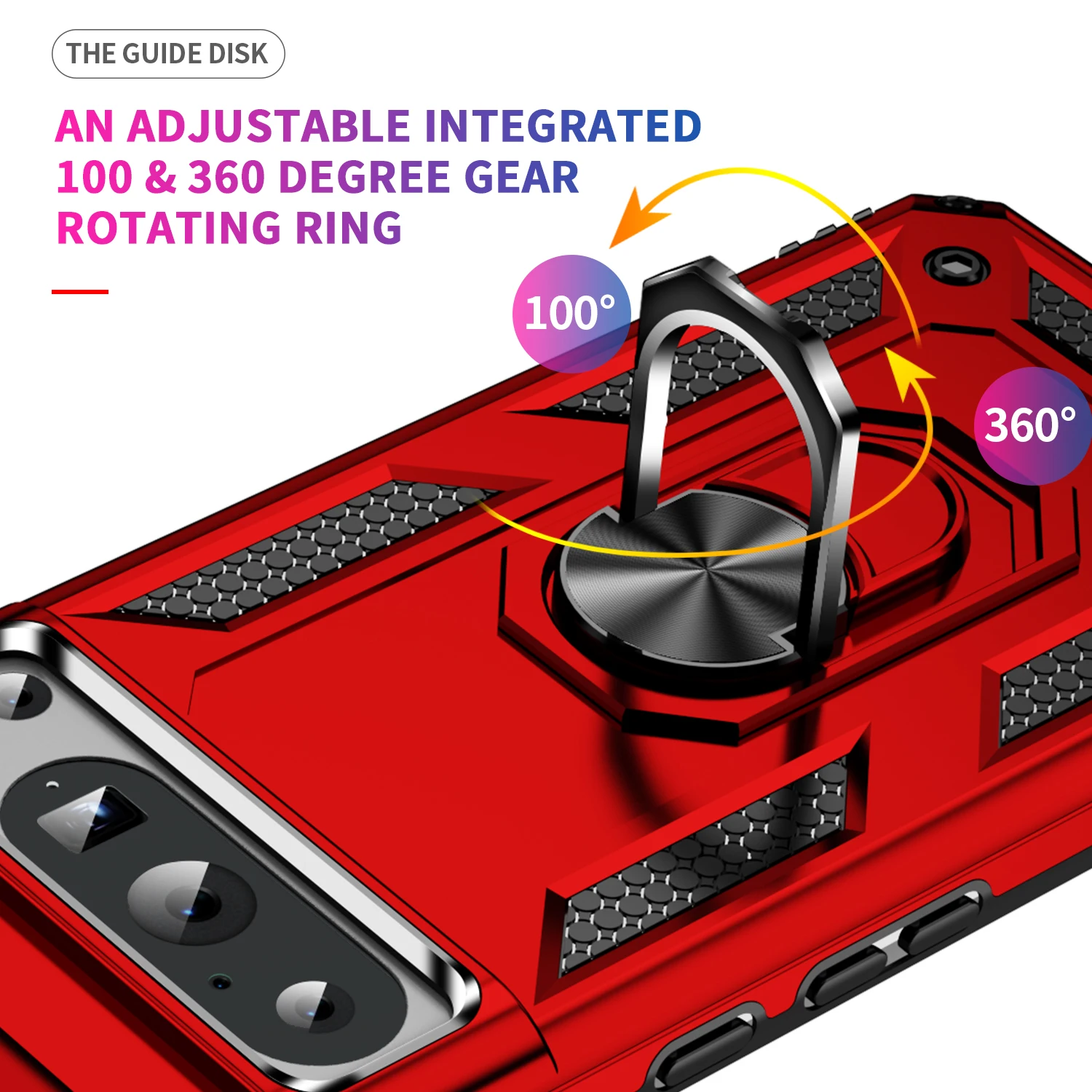 Rugged Drop-Proof Protective Case with Kickstand