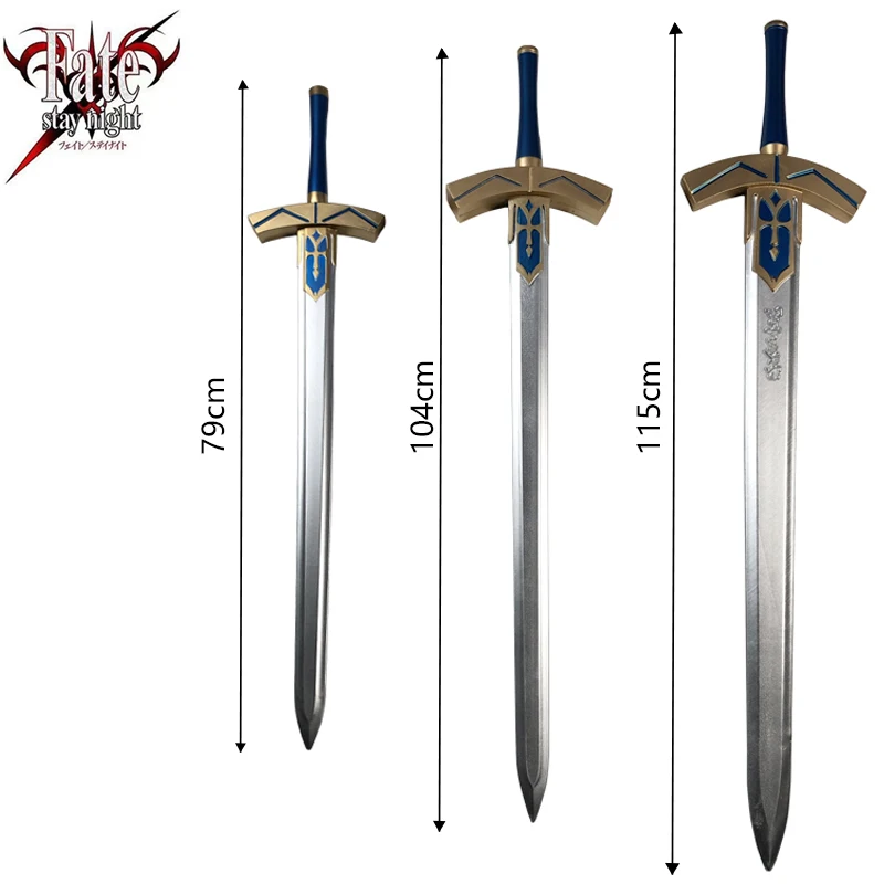 

1:1 Sword Weapon Fate Stay Night Saber Sword of Victory Sword Cosplay 1:1 Black Holy Sword Safety PU Sword in the Stone Model