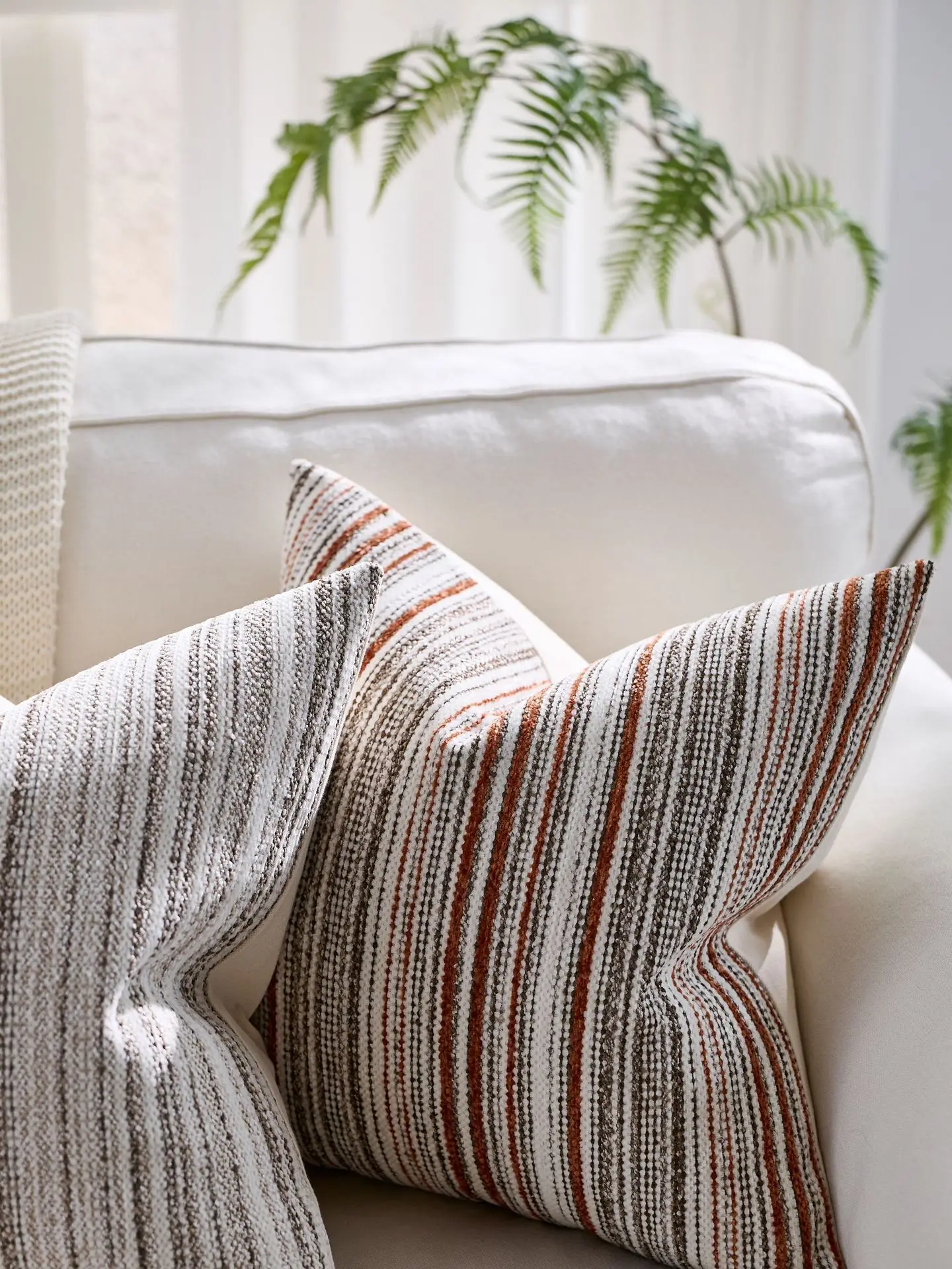 Boucle-Kissenbezüge, strukturiert, gestreift, Couch-Kissenbezüge, weicher dekorativer Kissenbezug, Sofa, Stuhl, Schlafzimmer, Wohnzimmer, Heimdekoration – Detail 3