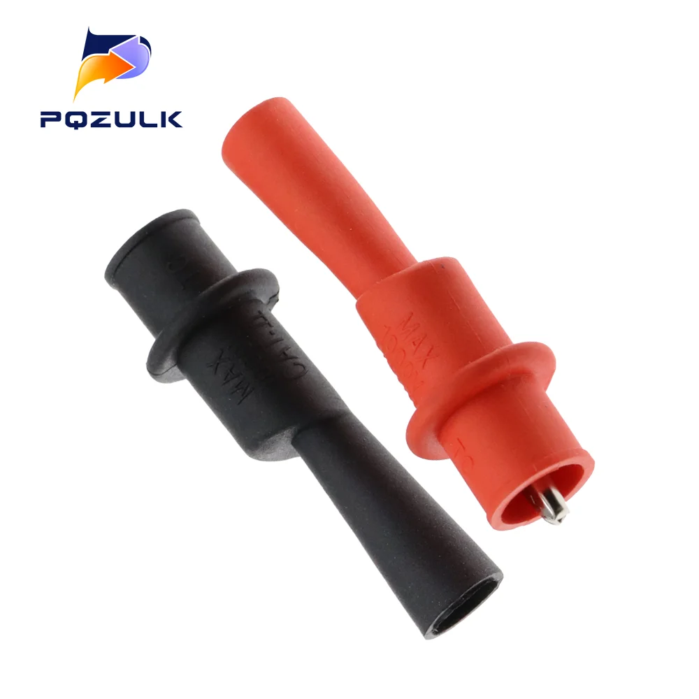 Alligator Crocodile Test Clip Clamp Multimeter Tester Probe 1Pair