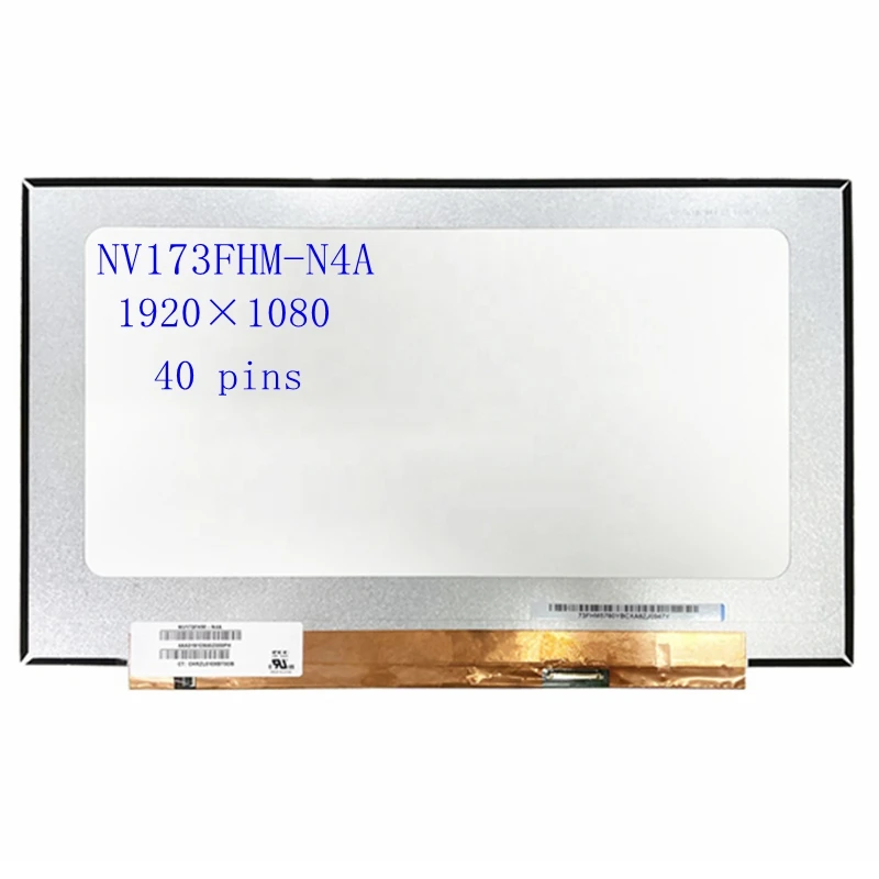 

15,6-дюймовый ноутбук с ЖК-дисплеем, экран NV173FHM-N4A 17,3 Гц FHD 144*1920 EDP 40, фотопанель